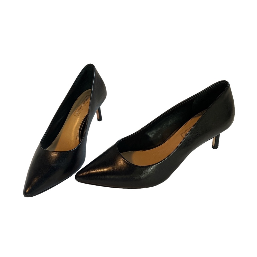 Antonio Melani Leather Pointed Toe Pumps 2 Inch Heels | Sixe 6.5